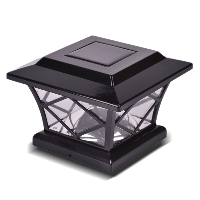 2211-F10 BL Dubh Diamond Patrún Lasmuigh Solar Powered Solas Cap Post stiúir