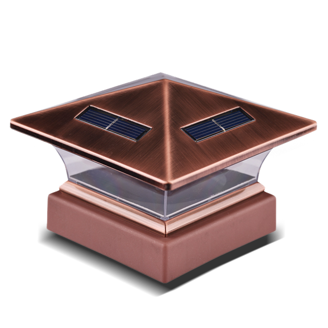 2211-F26-CO Copper Ard-ghile Plátáilte Solas Cap Post stiúir