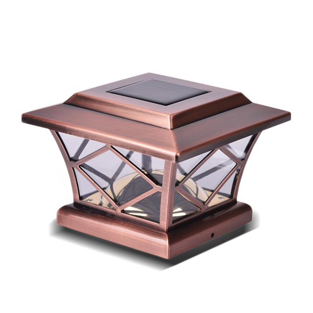 2211-F10 CO Copper Plátáilte Ard-Gile Patrún Diamond Post Cap Light